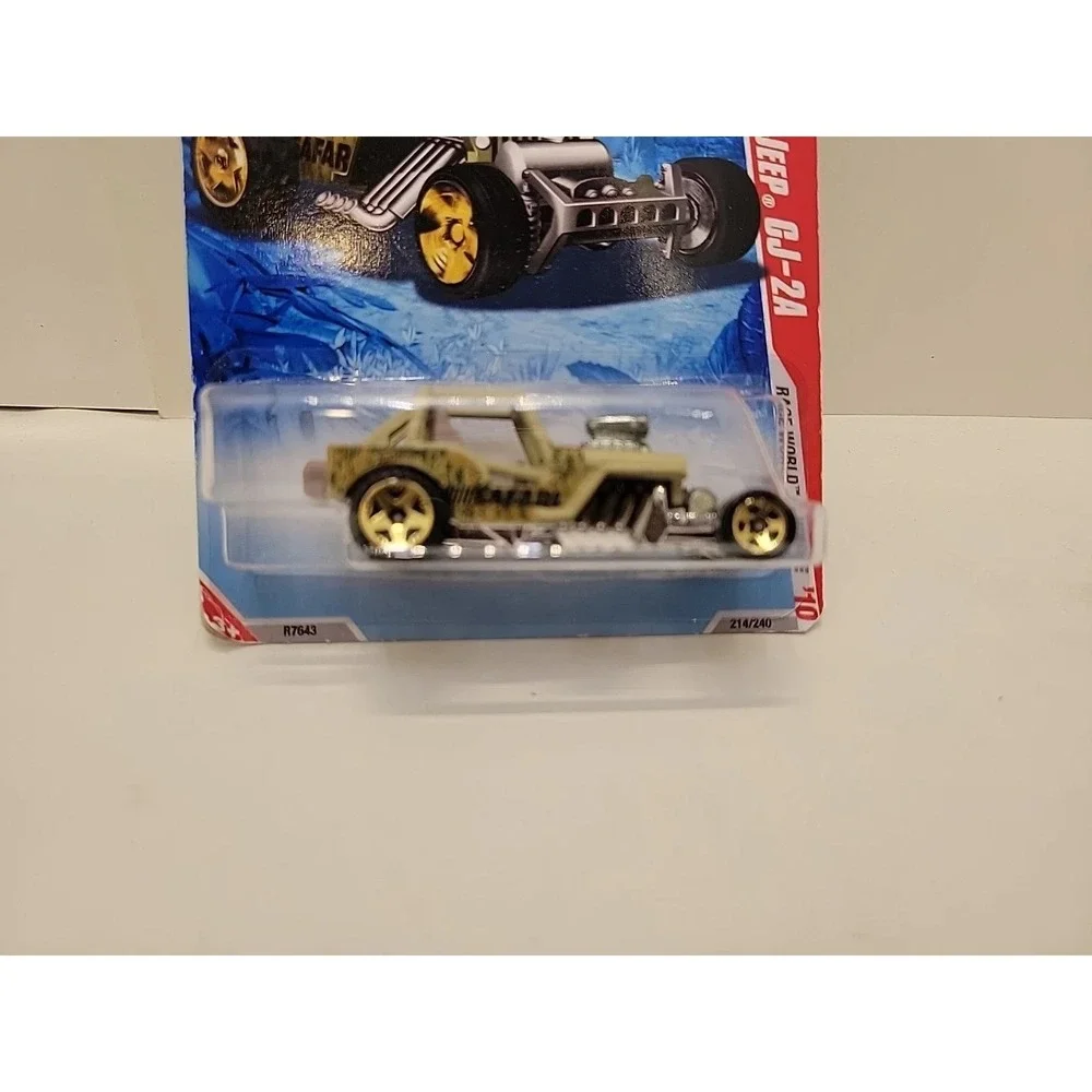 Hot Wheels '56 Merc Green Flames 2010 Race World Tan Jungle 1:64 Factory Sealed